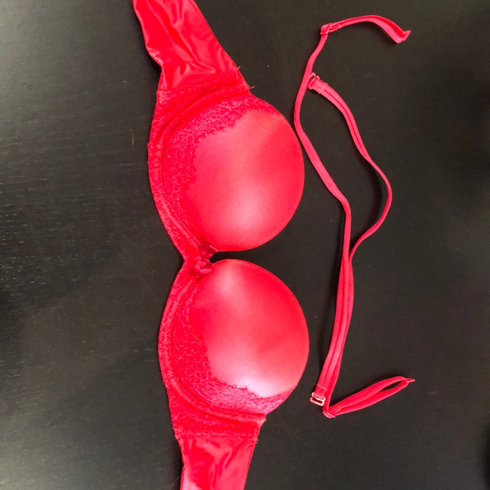 Victoria’s Secret red bra